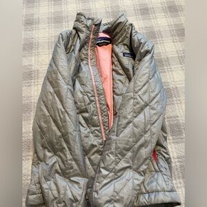 Girls Patagonia Jacket. Grey and Pink. Size Medium. 10.